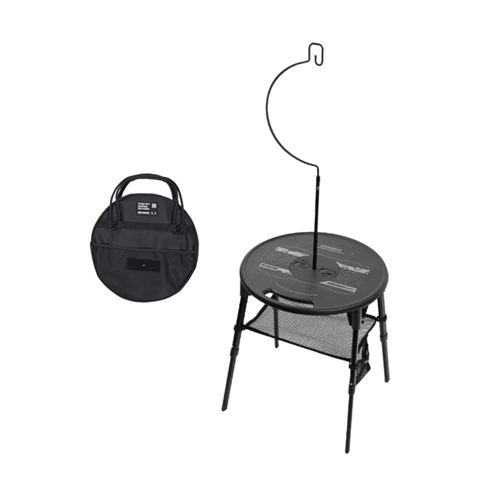 TRENDYNEST® Table with Storage Bag Stable Beach Table for Travel Barbecue Hiking Black | Sporting Goods | Outdoor Sports | Camping & Hiking | Camping Furniture-image-44