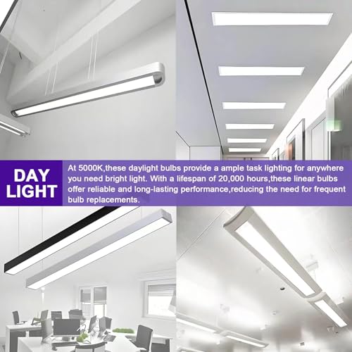 Konideke F54T5/850/HO 4 Feet 54 Watt T5 High Output 5000K Fluorescent Tube - 46 Inches, 25 Pack, G5 Base, 4200 Lumens - Thumbnail 3