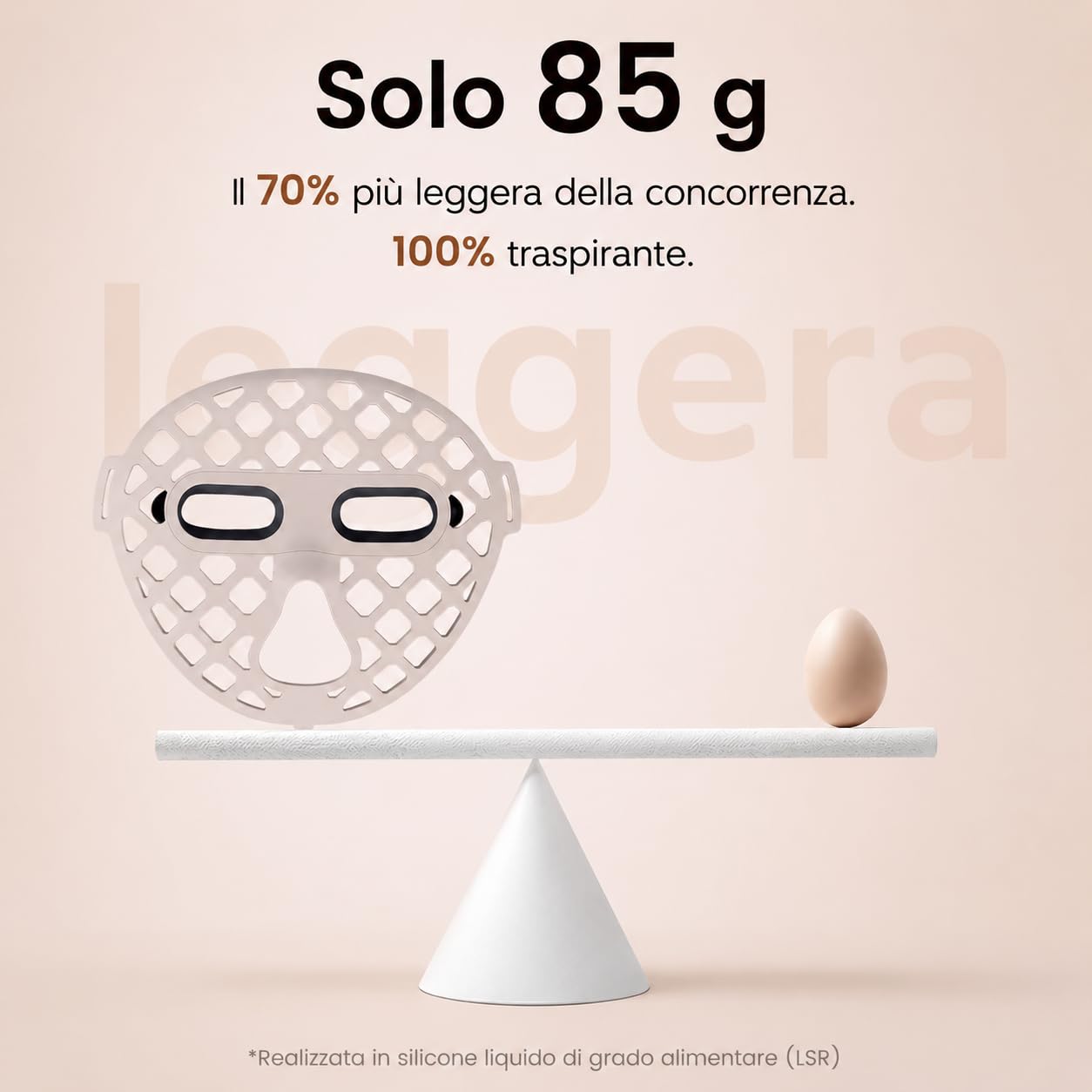 Skeen Mask Maska LED z płynnego silikonu do twarzy, 4 kolory (czerwony, podczerwień, niebieski, żółty) – 54 diody LED o wysokiej intensywności, przeciwstarzeniowe, fotobiostymulacja, wodoodporna (IP68