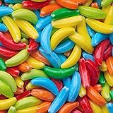 2lb Hard Candy Kooky Bananas for Gumball Machine – Pressed Candies Coated Assorted Colors and...