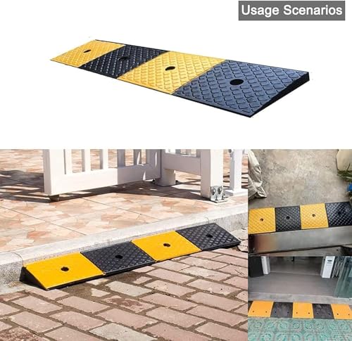 Rampa de bordillo para vehículos y acera adaptada a muelles de carga y motos 6