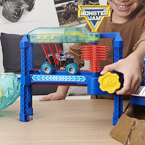 Image of Monster Jam, Megalodon Monster Wash, Includes Color-Changing Truck, Interactive Water Play Kids Toys for Aged 3 and Up