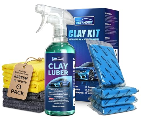 WEST HORSE 4-Pack Clay Bar Kit
