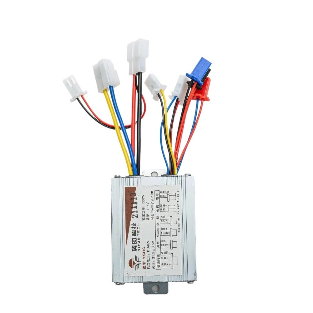 Centralina Monopattino Elettrico Controller spazzolato for motore elettrico for bici elettrica DC 24V/36V/48V 250/350/500W/1000W for accessorio controller for bicicletta, scooter ebike