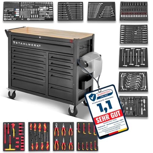 STAHLWERK Werkstattwagen Dino bestückt mit 364...