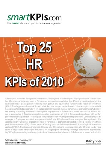 Preisvergleich Produktbild Top 25 HR KPIs of 2010