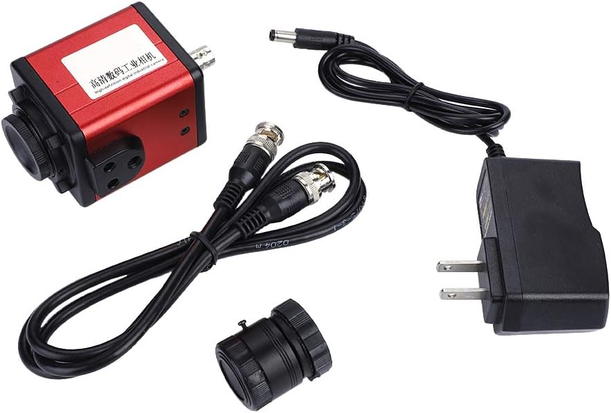 Nеw Dеаl Acogedor Industry Camera，TVL C-Mount Industry Camera，HD AV/TV Microscope Video Recorder，Industry Digital C-Mount Microscope Camera，for Industrial Testing，Medical Micrographics，etc.US Plug（100-240V）