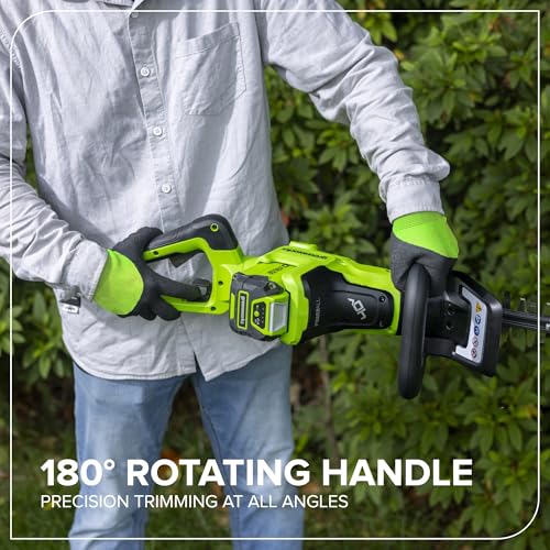 Image of Greenworks 40V 26' Brushless (1.1' Cutting Capacity /Debris Collector / 180 Rotating Handle), Battery and Charger Not Included