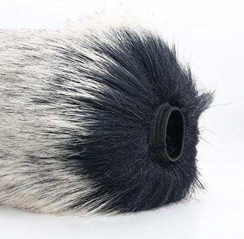 YOUSHARES VideoMic Furry Windscreen - Outdoor Wind Cover Muff Mic Windshield Fur Filter for Rode VideoMic, NTG2, NTG1 and WSVM Microphone