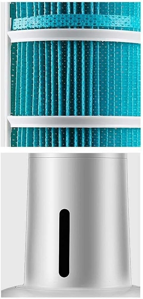 Air Coolers Evaporative Coolers Humidifier Air Conditioner Whit Remote Control Misting Evaporativ Portable Small Fan and Bladeless Noiseless Fan for Office Dorm Room