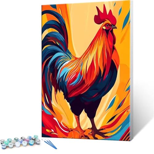 DIY G Y{ Paint by Numbers hG Lbg l ʂ肦 q̗phGLoXNtg LoXA[g uVƃANG̋, CeA rO, ւ̃Mtg 50x70cm (t[X