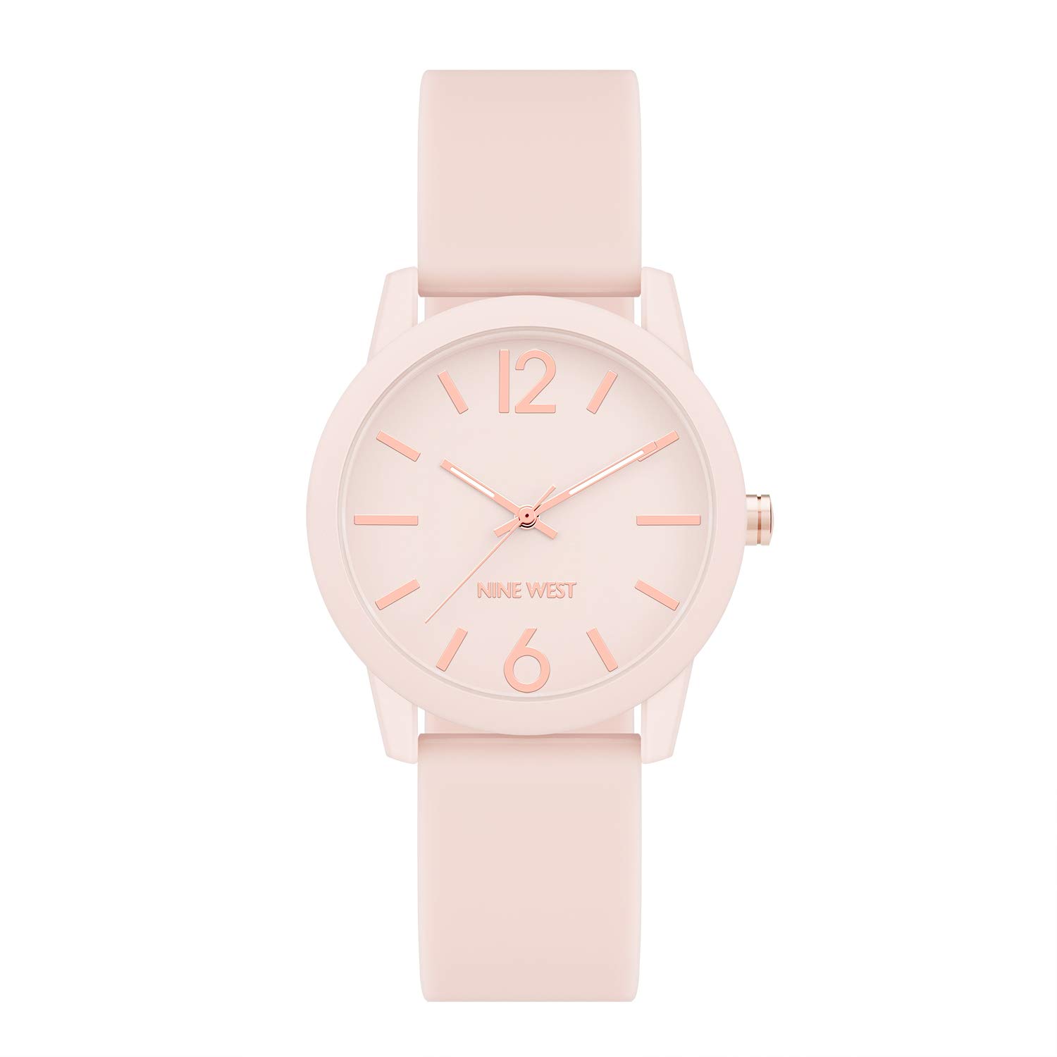 Nine West Analog Pink Dial Men's Watch-NW-2238LPLP