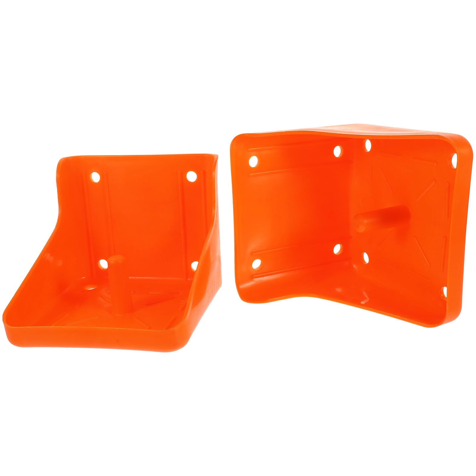 Support à blocs de sel pour moutons râtelier robuste bétail extérieur lot de 2 - 8