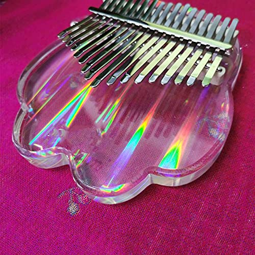 Wzhzj Acrylique 17 clé transparente thumb piano avec tuner Hammer Finger Clavier Instrument de musique - Les Beatles, Paul McCartney, John Lennon, RIngo Starr, George Harrison Wzhzj Acrylique 17 clé transparente thumb piano avec tuner Hammer Finger Clavier Instrument de musique – Image 6
