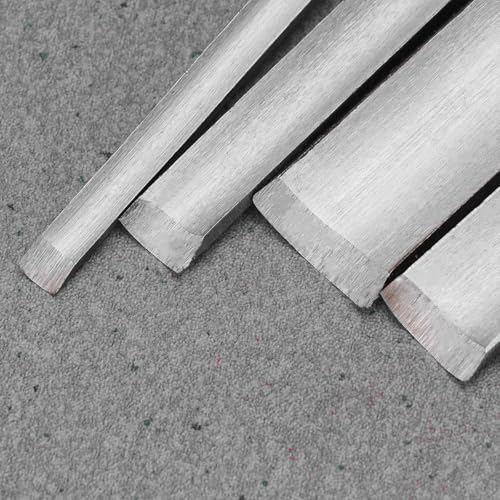 Ciseaux et gouges à main Housoutil : ensemble de 4 outils pour sculpture sur bois et menuiserie - 4