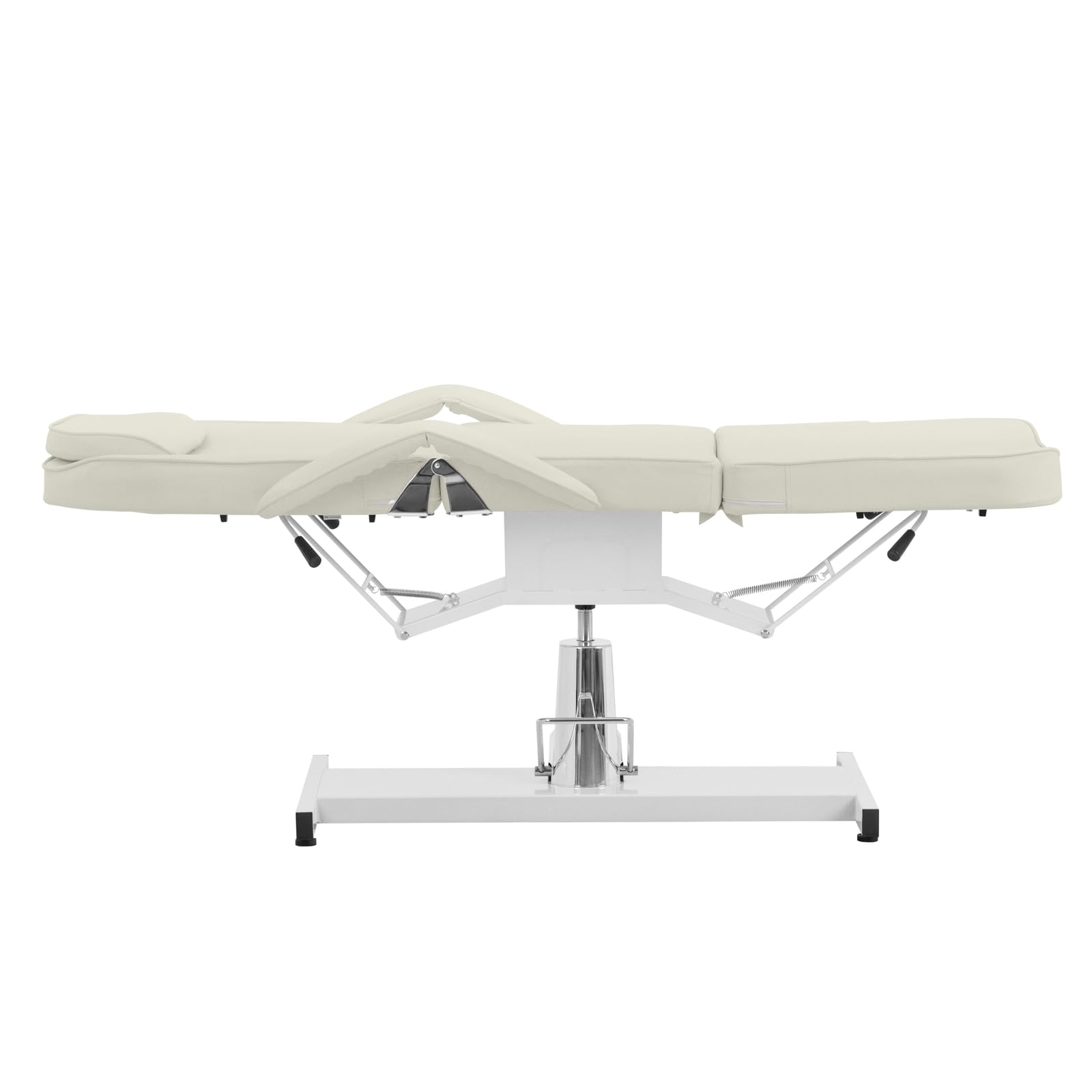 Physa Fauteuil d'esthétique 200 kg Couleur crème Table de Massage Chaise de Massage