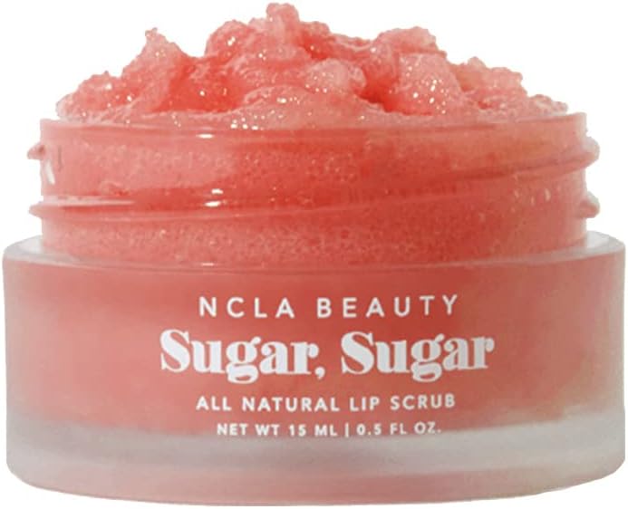 NCLA 100% Natural Lip Scrub, Vegan, Sugar (Watermelon).
