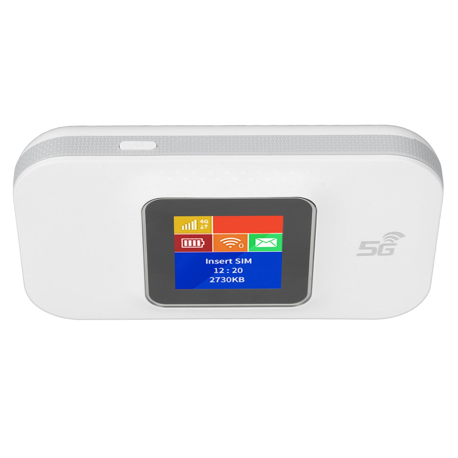 Mobilny Hotspot Wi-Fi, Odblokowane Urządzenie Hotspot Wi-Fi 4G LTE, Przenośny Router Wi-Fi z Gniazdem Karty SIM do Podróży, Obsługa B1/3/5/7/8/20/40 (WHITE)