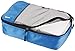 Amazon Basics Small Packing Travel Organizer Cubes Set, Blue - 4-Piece Set