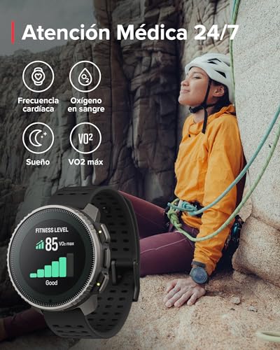 SUUNTO Vertical Reloj Deportivo - Smartwatch GPS, GPS de Doble Frecuencia, Mapas sin Conexión Gratuitos, Autonomía de hasta 50 Días, Carcasa Resistente Militarmente, Resistente al Agua hasta 100m - imagen 5