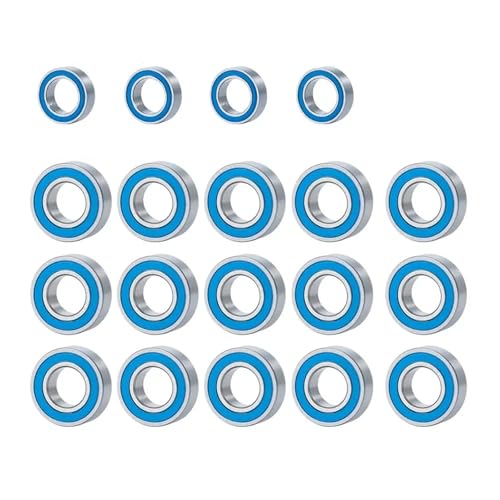 RC���[�V���O�p�[�c For Traxxas For Slash For Stampede For Rustler For Bandit 2WD 1/10 �x�A�����O5X11x4mm�L�b�gRC�J�[�̃X�y�A�p�[�c�A�b�v�O���[�h�A�N�Z�T���[(19PCS)