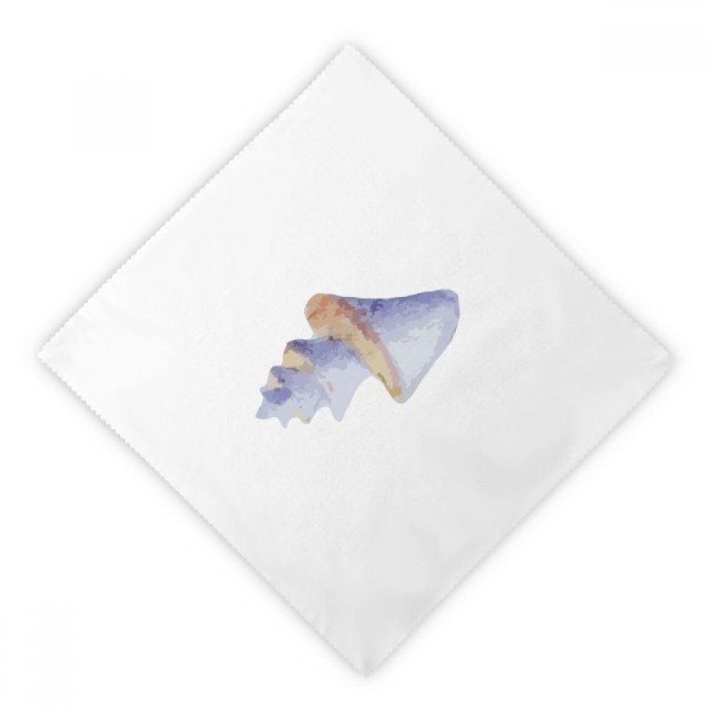 Servilletas de tela para cena blanca DIYthinker con ilustración azul marino para almuerzo, 2pcs