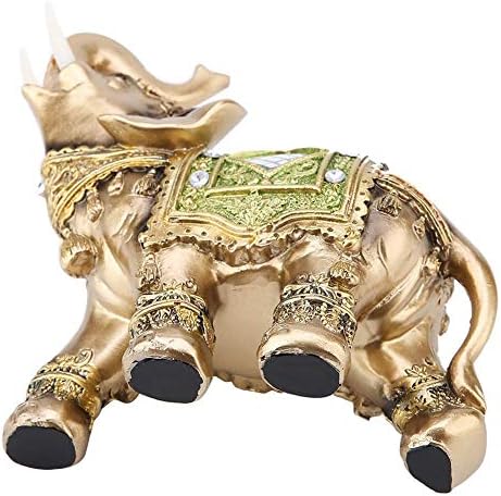 Lucky Elephant Statue, Perfect for Gift for Home Shop Decoration, Thai elephant, Feng Shui Elephant, for Reception Decoration, Good Luck Decoration(L)
