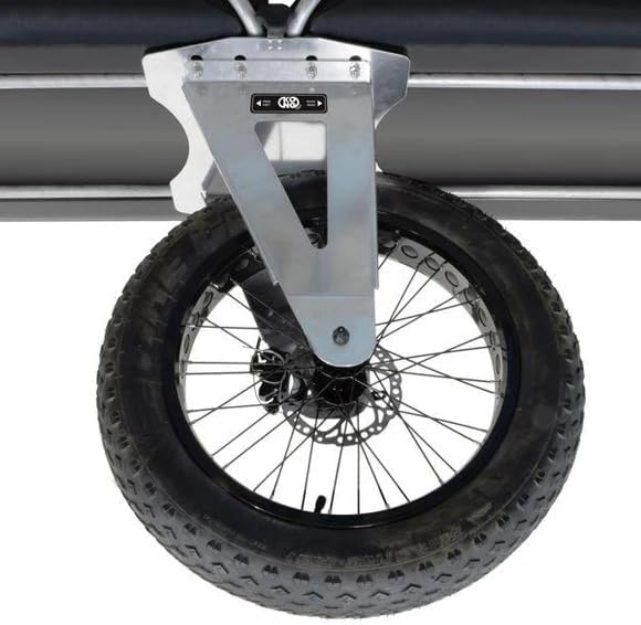 Kong Italy 911 Wheel – Lightweight Wheel Kit for 911 Armor and Hive Stretchers with 20" Fat Tire, Mechanical Disc Brake, and Quick-Attach Handles