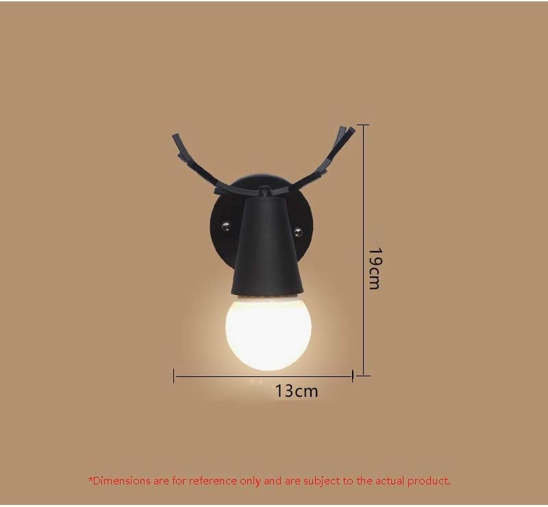 LTT LTT Muur Licht Cartoon Muur Lamp Woonkamer Schonen Slaapkamer Led Licht Kinderen Bed Kleine Ijzeren Man Lamp Enkele Hoofd Dubbele Hoofd Buiten Gangpad Terracegardenexteriqueroomheadboardbar Scaleading photo 3