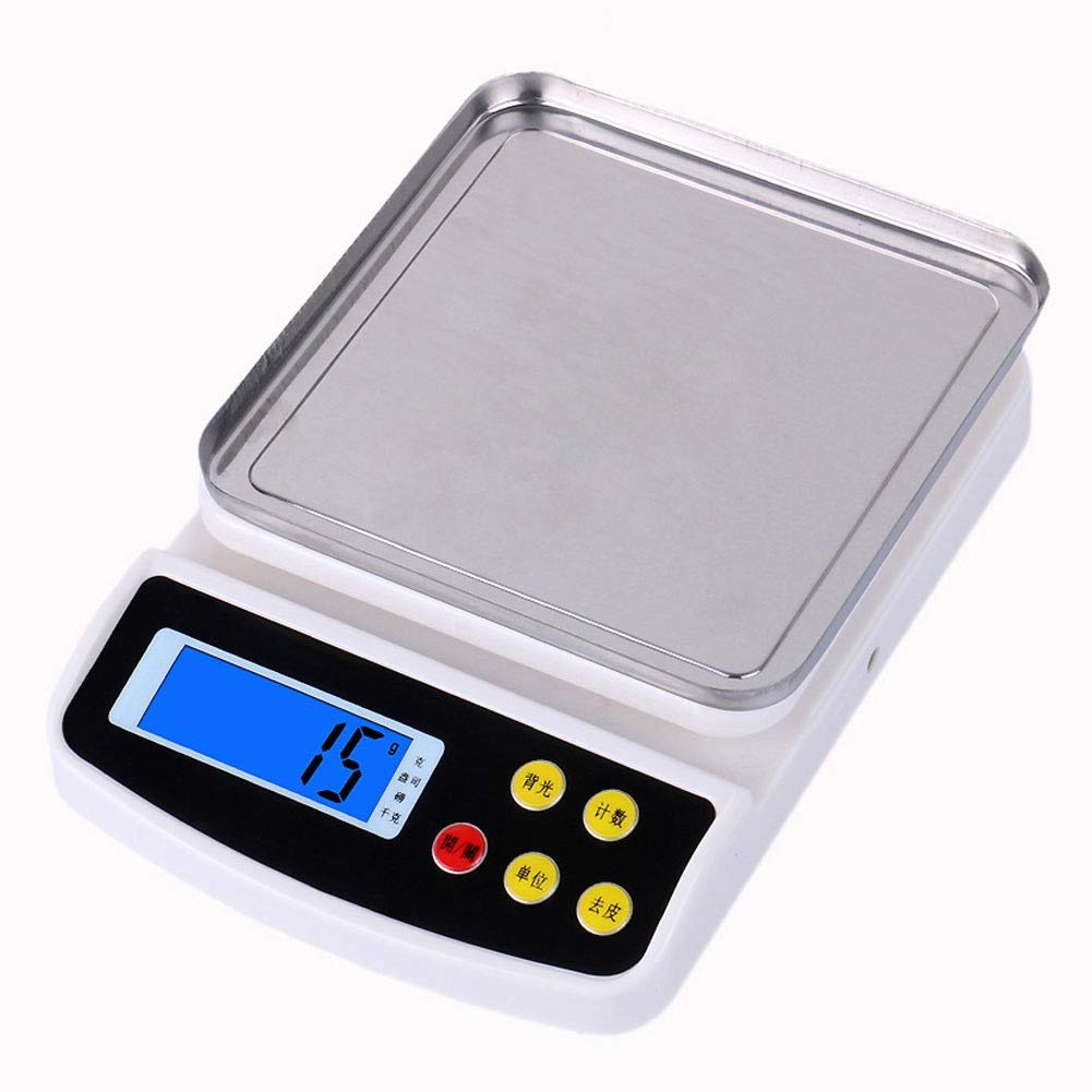 Báscula electrónica Digital de Cocina de Alta precisión, 0,1 g, para Hornear Alimentos, Verduras y Frutas.