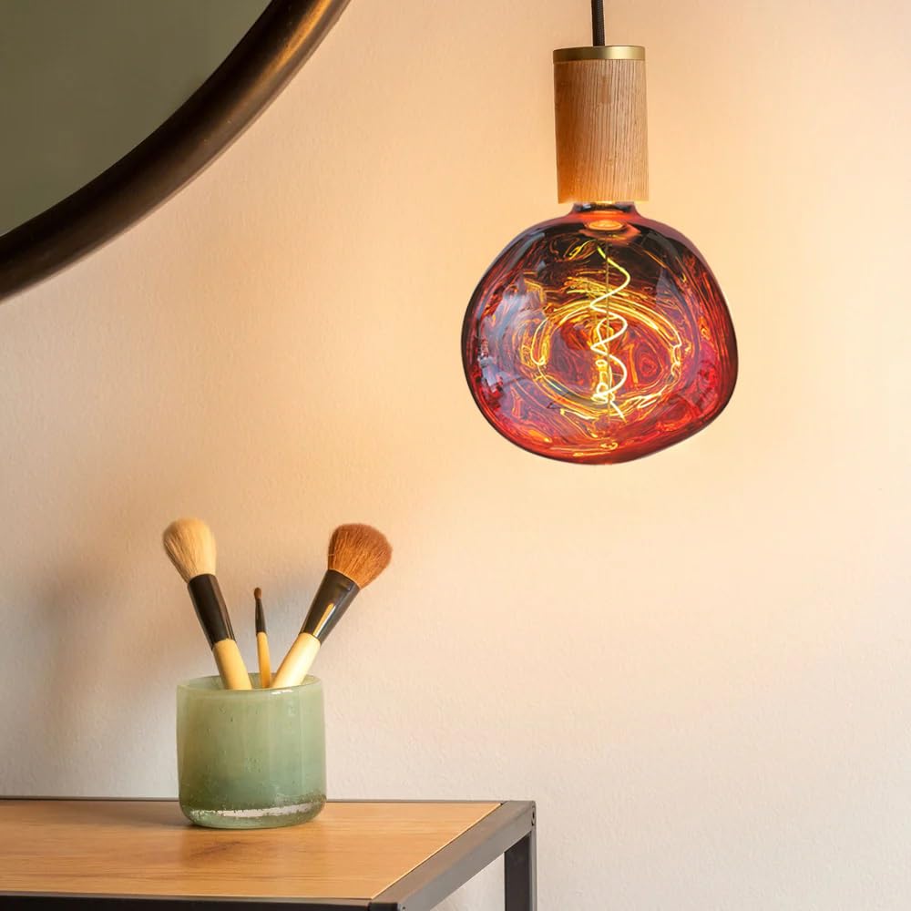 6W G200 E27 XXL LED Lampe Rock Art Design Dimmbar 2700K
