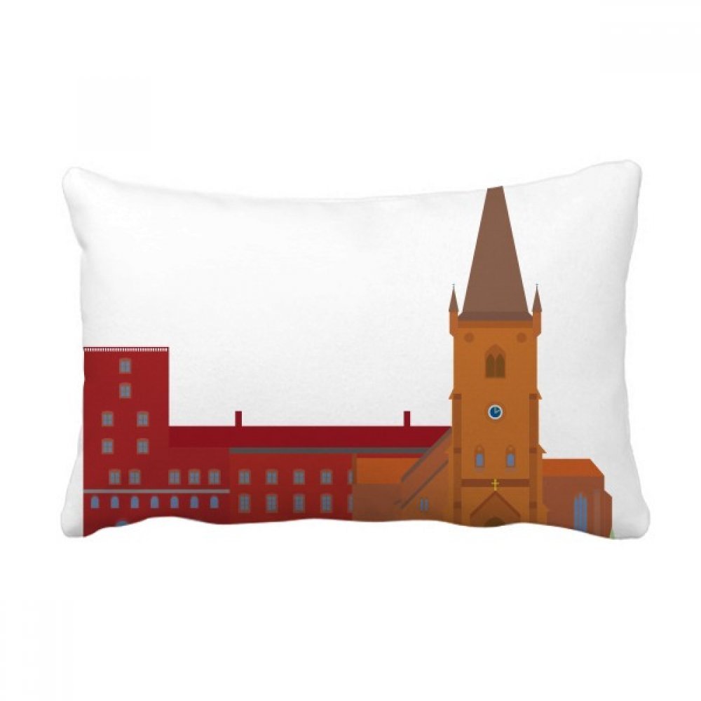 Cadeau dcoration Danemark coussin de canap original pour amoureux de voyage