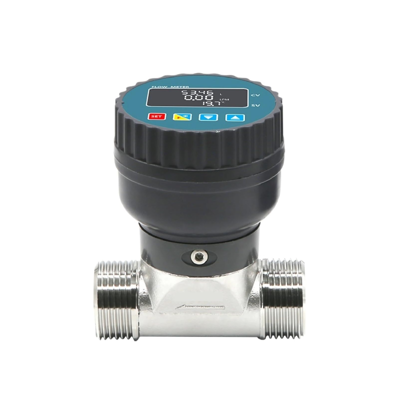 Sensor de caudalímetro con pantalla digital acero inoxidable RS485(32)