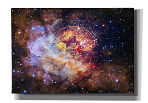 Epic Graffiti 'Bitcoin Nebula', Canvas Wall Art, 26