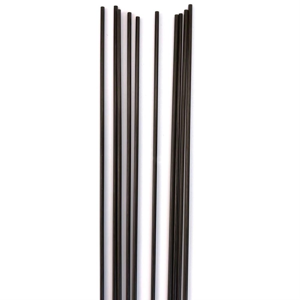 4 szt. prętów z włókna węglowego o średnicy 500 mm, 3,5, 2 i, okrągłych, kompozyt wysokiej wytrzymałości niskiej wadze(9.5x500mm)