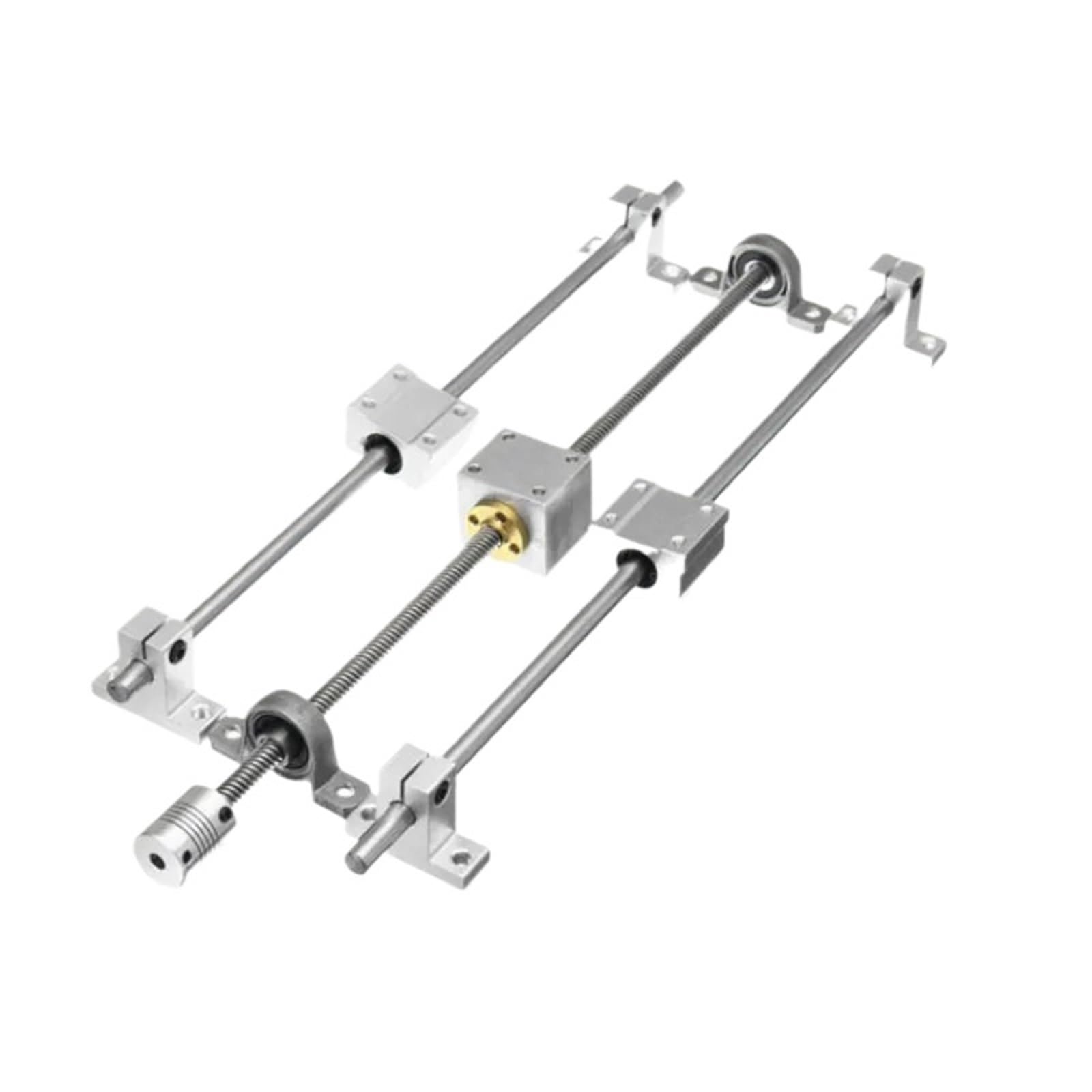 Vis mère T8 8-500mm avec arbre de guidage linéaire et roulement de bloc d'oreiller