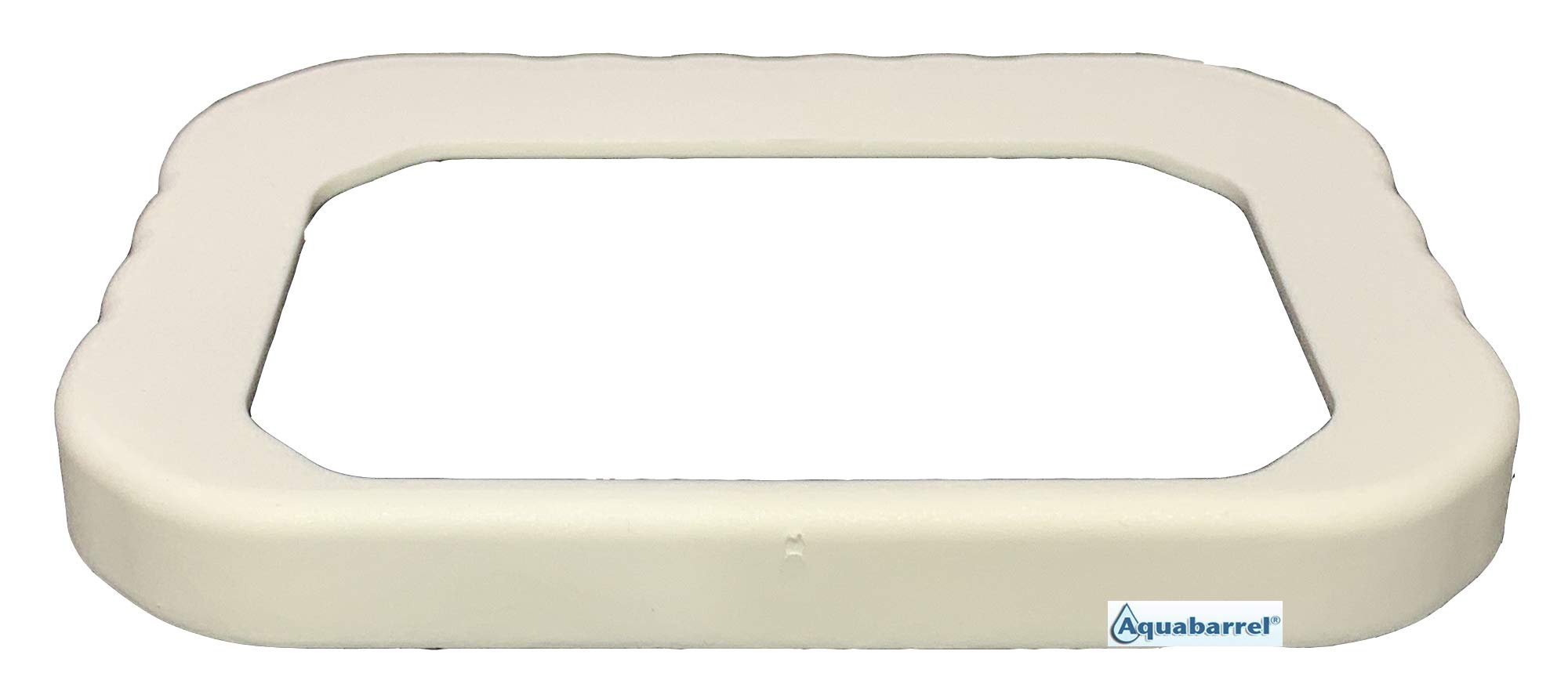 AquabarrelDownspout Adapter - Joins 2x3 to 3x4 Downspout (White)