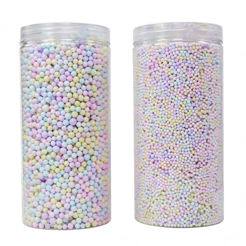 FOONEA Foam Beads Packed in A Box 90000PCS 2-3mm and 30000PCS 4-6mm
