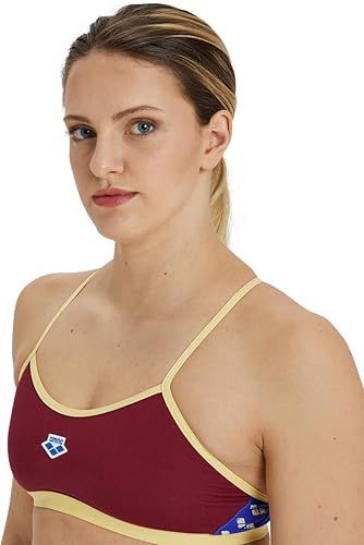 Miniatura 2 de ARENA Performance Icons - Traje de baño de dos piezas para mujer, espalda cruzada, traje de entrenamiento para piscina