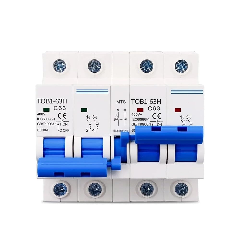 Interruttore Automatico Di Trasferimento Manuale A Doppia Alimentazione CA 2P Plus 2P MTS MCB 50Hz/60Hz Componenti elettrici(16A)