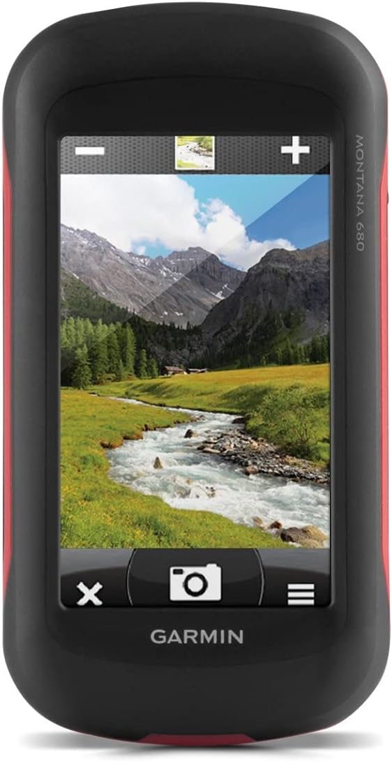 Garmin Montana 680, Touchscreen Hiking Handheld, GPS/GLONASS with 8 Megapixel Camera