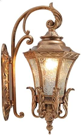 MAXTED Traditional E27 Outdoor Waterproof Wall Lamp, Villa Gate Post