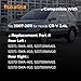 Buxatina 52371-SWA-A01 52370-SWA-A01 Rear Left & Right Suspension Control Trailing Arm Replacement for Honda CR-V CRV 2.4L 2007-2011 Rear Suspension Control Trailing Arm Kit