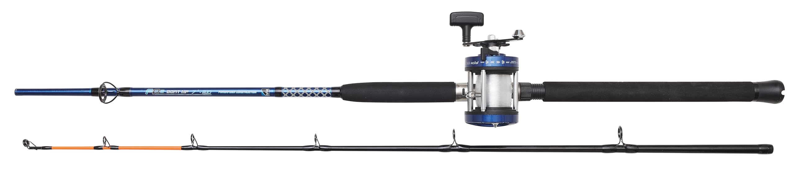 DAM FP2 Boat Trolling Combo, Boat Combo, 210 20-30Lb 30Rhlw 0.60 Combo