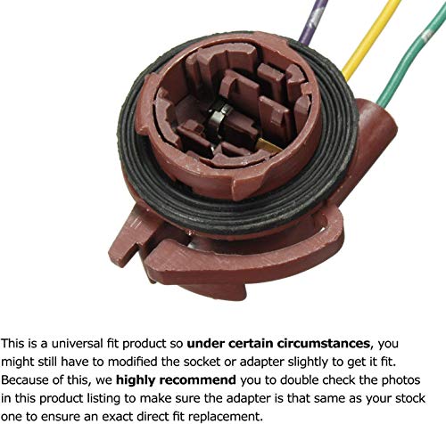 image for iJDMTOY (2) Hyper Flash/Bulb Out Error Fix Wiring Adapters Compatible 