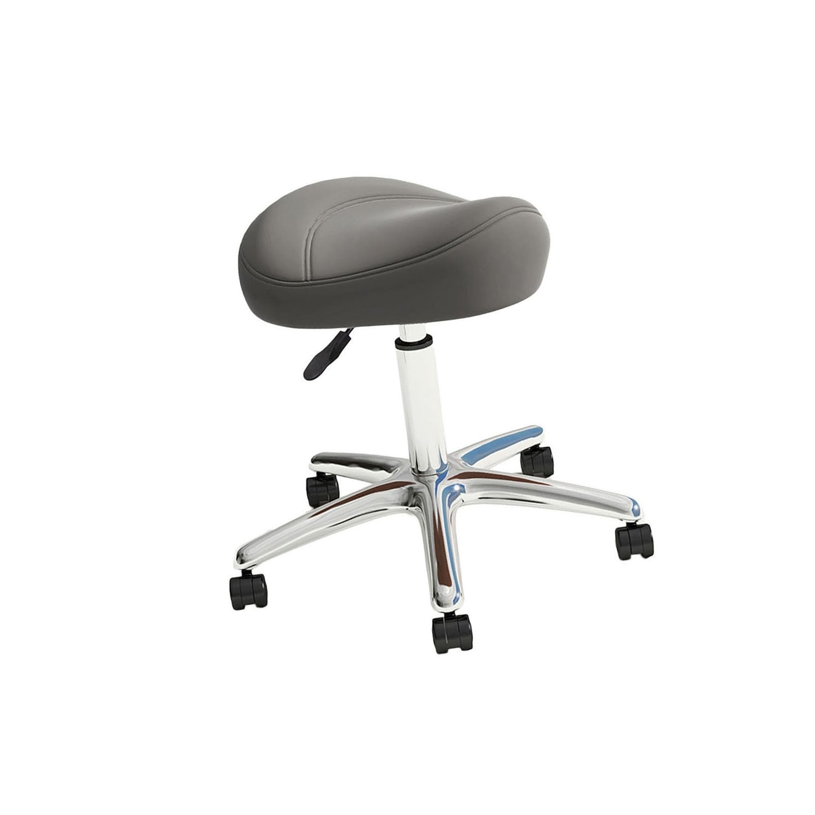 Taburete Con Sillín Giratorio Con Ruedas,Taburete Con Sillín Ergonómico | Taburete rodante ajustable, for salón, clínica, laboratorio, oficina, salón, spa(Color4)