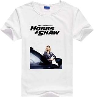 [qiaowa] アメリカ 映画 The Fast and the Furious ワイルド・スピードスーパーコンボ Tシャツ メンズ レディース 半袖 綿 白 夏 丸襟 ゆったり おしゃれ 通勤 通学 おおきいサイズ プリント Ｔシャツ 面白い ホワイト