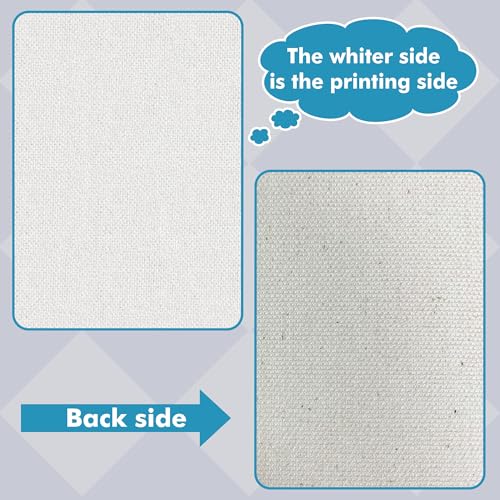 image for KOALA PAPER Koala 100% Printable Cotton Canvas Fabric Sheets for Inkje