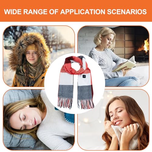 Bufanda calefactable lavable para aliviar el frío cervical en invierno 5