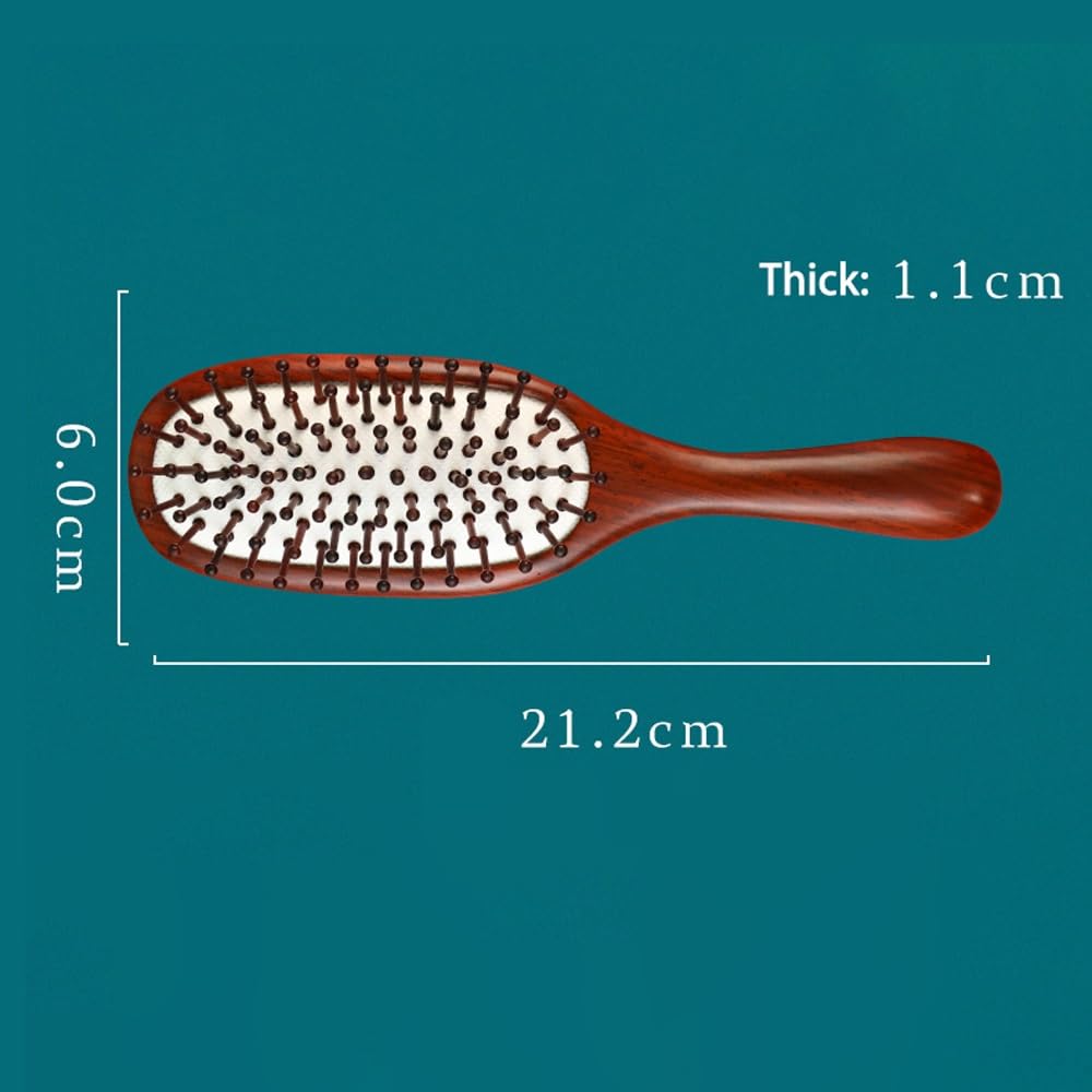 Cepillo para el cabello, cepillo de pelo de pala, peine de cola para mujeres y hombres, para hacer cabello fino largo y rizado, salud y masaje